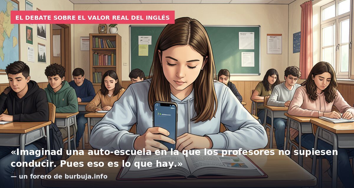 El debate sobre el valor real del inglés: «Imaginad una auto-escuela en la que los profesores no supiesen conducir. Pues eso es lo que hay.» — un forero de burbuja.info
