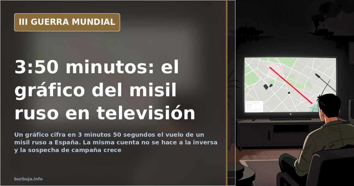 La cadena dibuja el misil ruso y el rearme de 600.000 millones