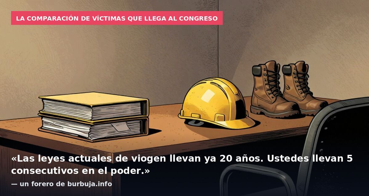 La comparación de víctimas que llega al Congreso: «Las leyes actuales de viogen llevan ya 20 años. Ustedes llevan 5 consecutivos en el poder.» — un forero de burbuja.info