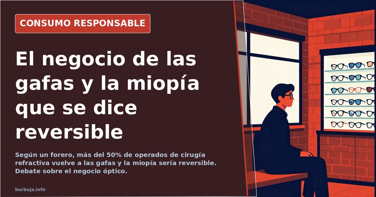 Spanische Forum-Nutzer: Kurzsichtigkeit reversibel, Optikergeschäft kritisiert