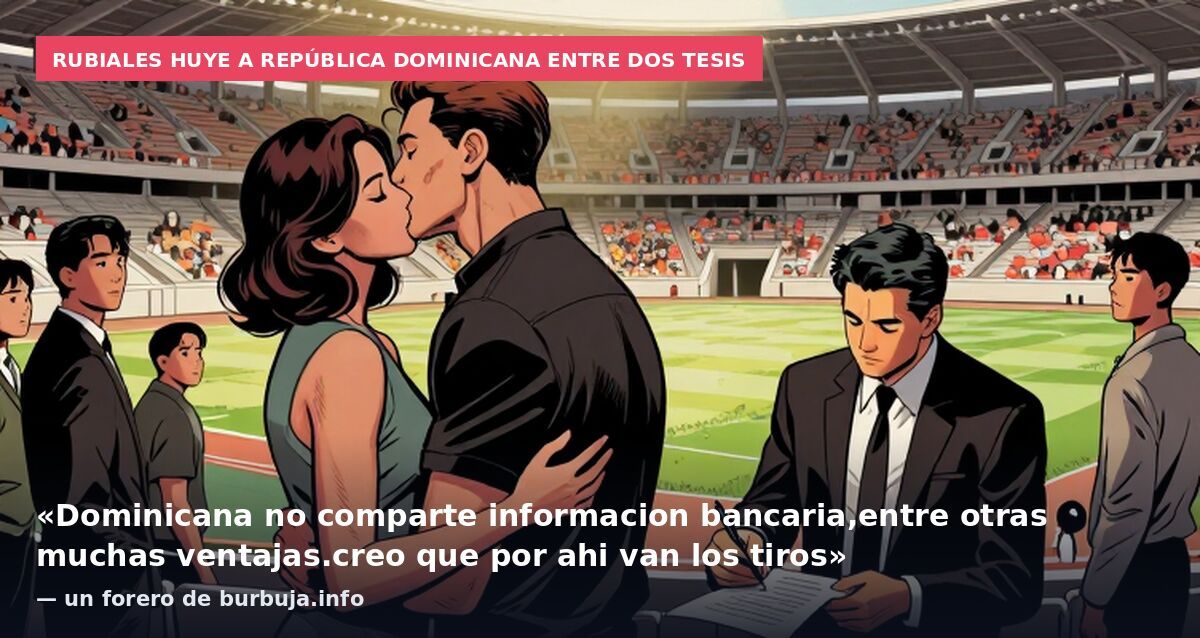 Rubiales huye a República Dominicana entre dos tesis: «Dominicana no comparte informacion bancaria,entre otras muchas ventajas.creo que por ahi van los tiros» — un forero de burbuja.info