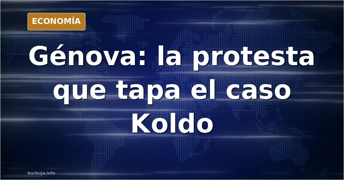 Protesta contra Ayuso frente a la sede del PP en la calle Génova con pancartas y policía