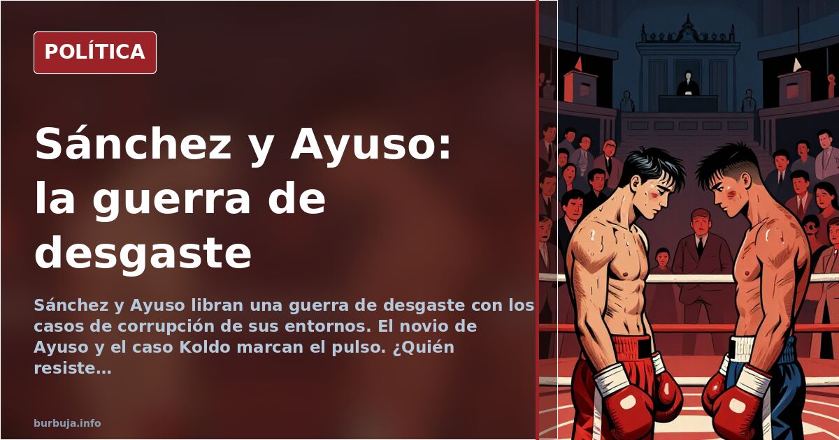 Sánchez y Ayuso: quién cae primero en la guerra de desgaste