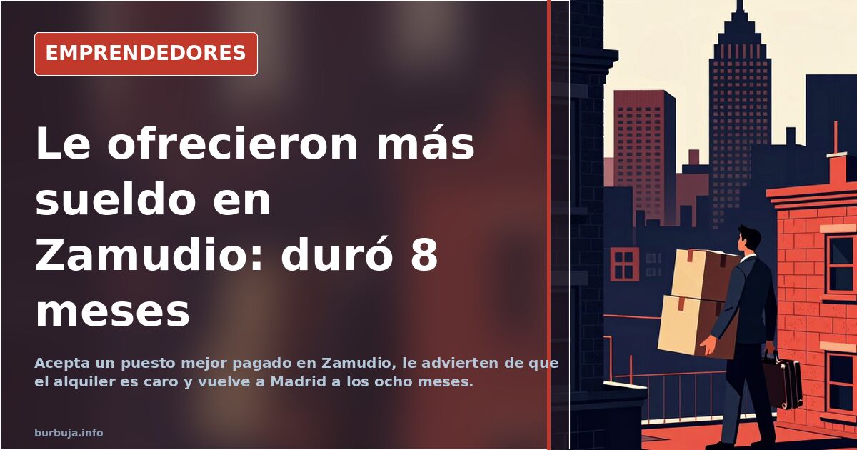 Municipio del Gran Bilbao junto al parque tecnológico de Zamudio, escenario de las mudanzas por trabajo a Euskadi