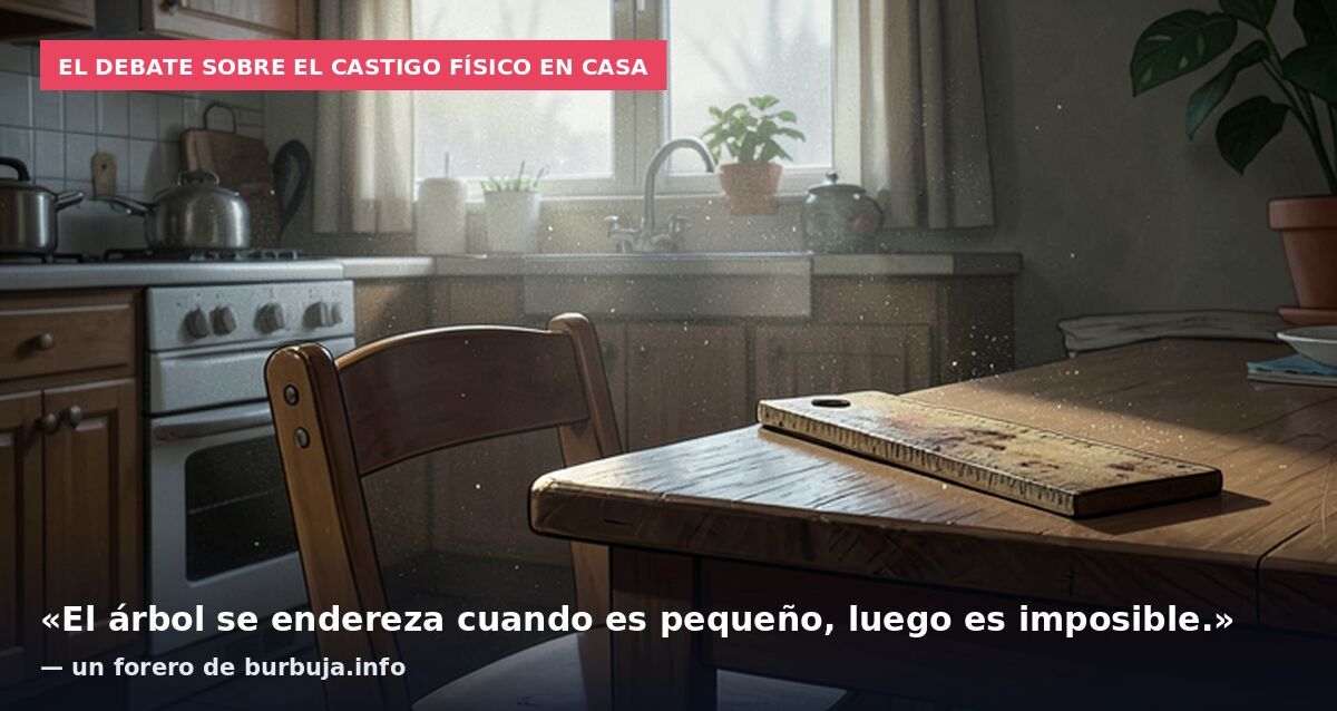El debate sobre el castigo físico en casa: «El árbol se endereza cuando es pequeño, luego es imposible.» — un forero de burbuja.info