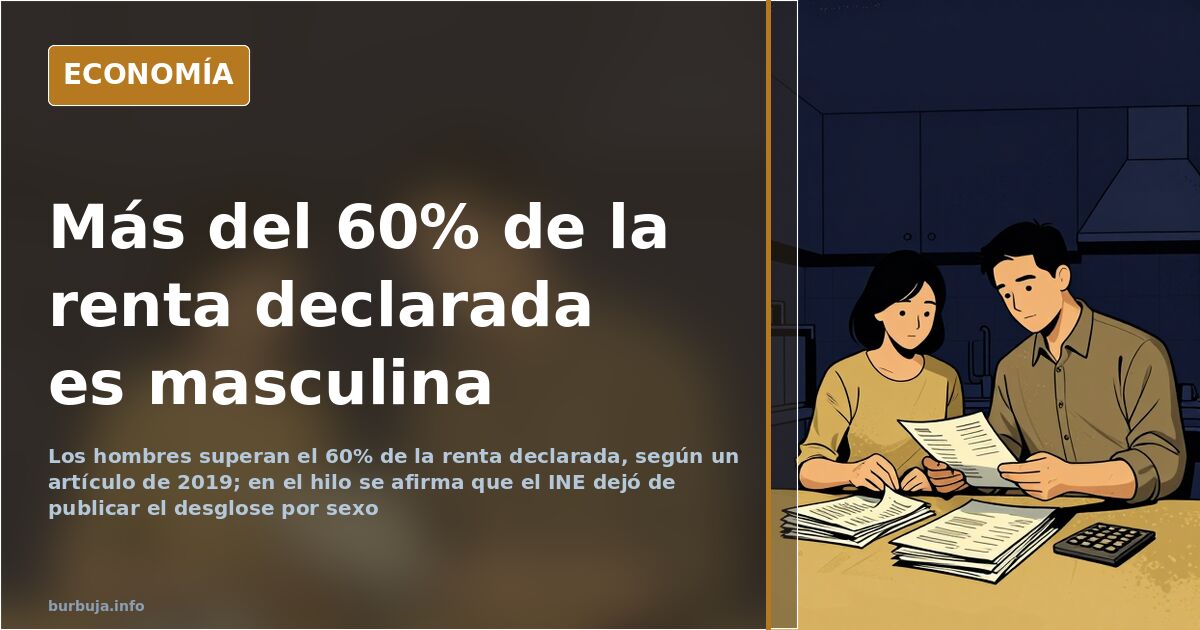 Hombres declaran el 60% de la renta, según El Economista