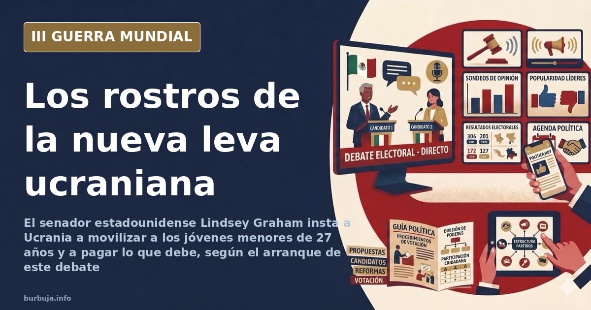 El senador Graham insta a Ucrania a movilizar a menores de 27 años