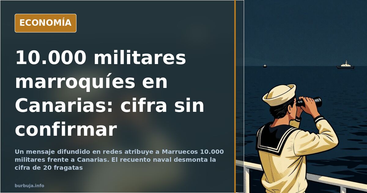 Marruecos y las 20 fragatas en Canarias: la cifra sin confirmar
