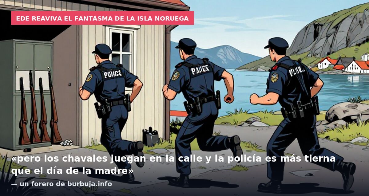 Ede reaviva el fantasma de la isla noruega: «pero los chavales juegan en la calle y la policía es más tierna que el día de la madre» — un forero de burbuja.info