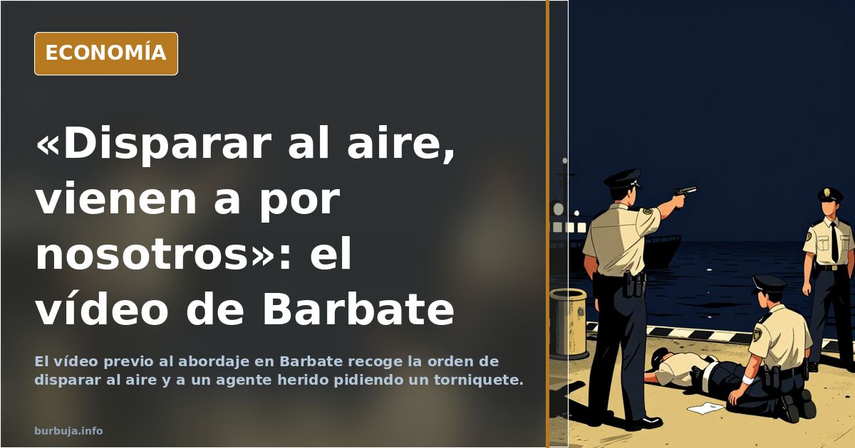 Barbate: el vídeo previo al abordaje de la narcolancha