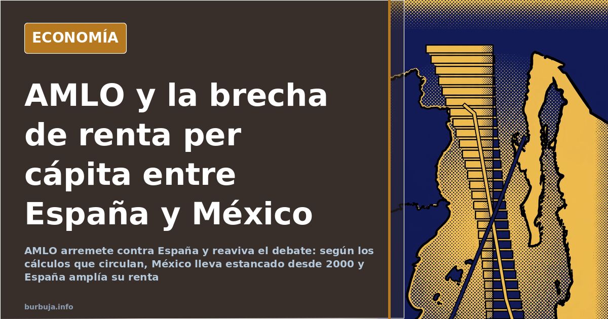 AMLO ataca a España en plena disputa por la renta per cápita