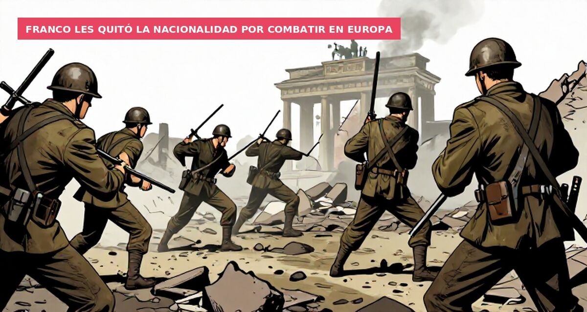 Franco les quitó la nacionalidad por combatir en Europa