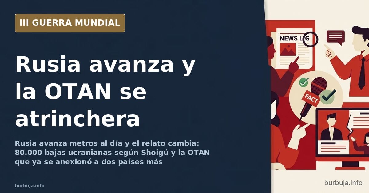 Rusia da la vuelta a la guerra: el relato del avance ruso
