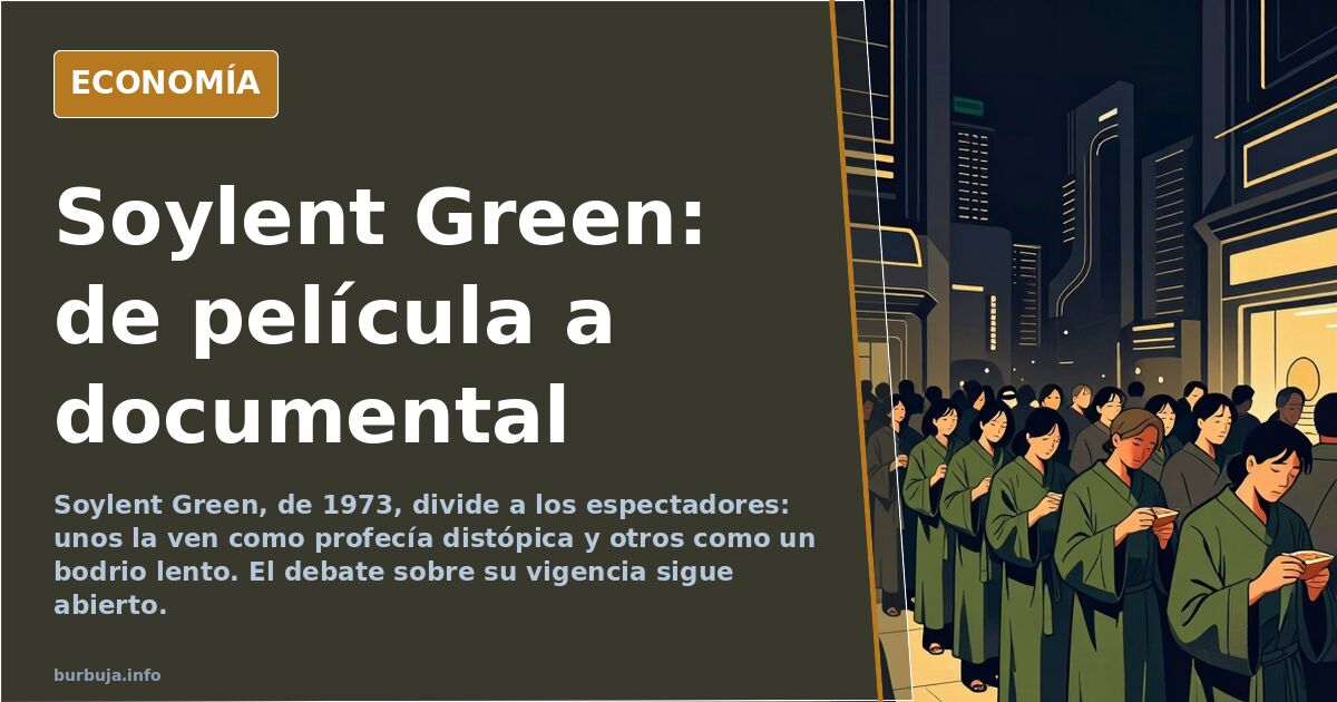 Soylent Green: la distopía de 1973 que hoy parece un documental