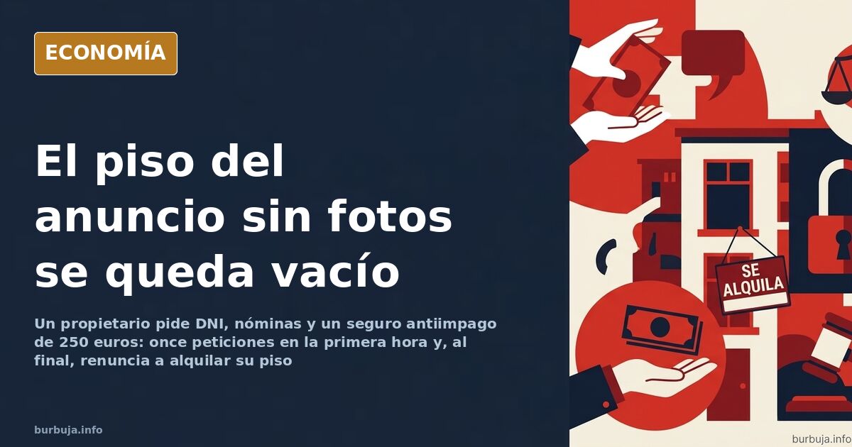 Lista de requisitos de alquiler sobre una mesa con DNI, nóminas y contrato de trabajo junto a las llaves de una vivienda