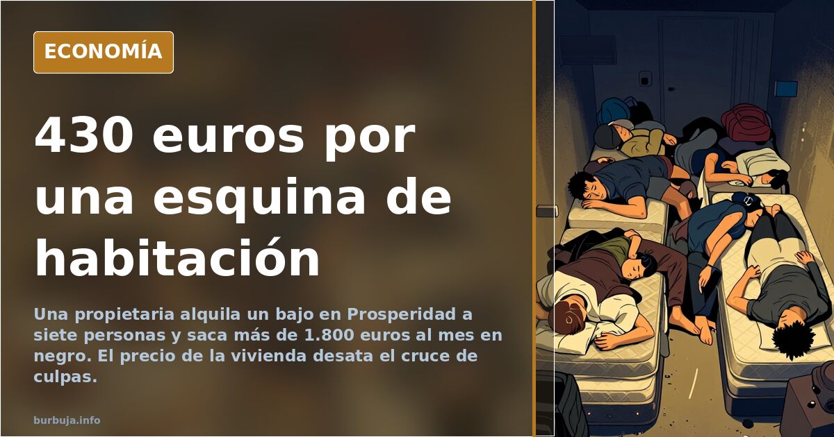 Alquiler de una esquina de habitación por 430 euros