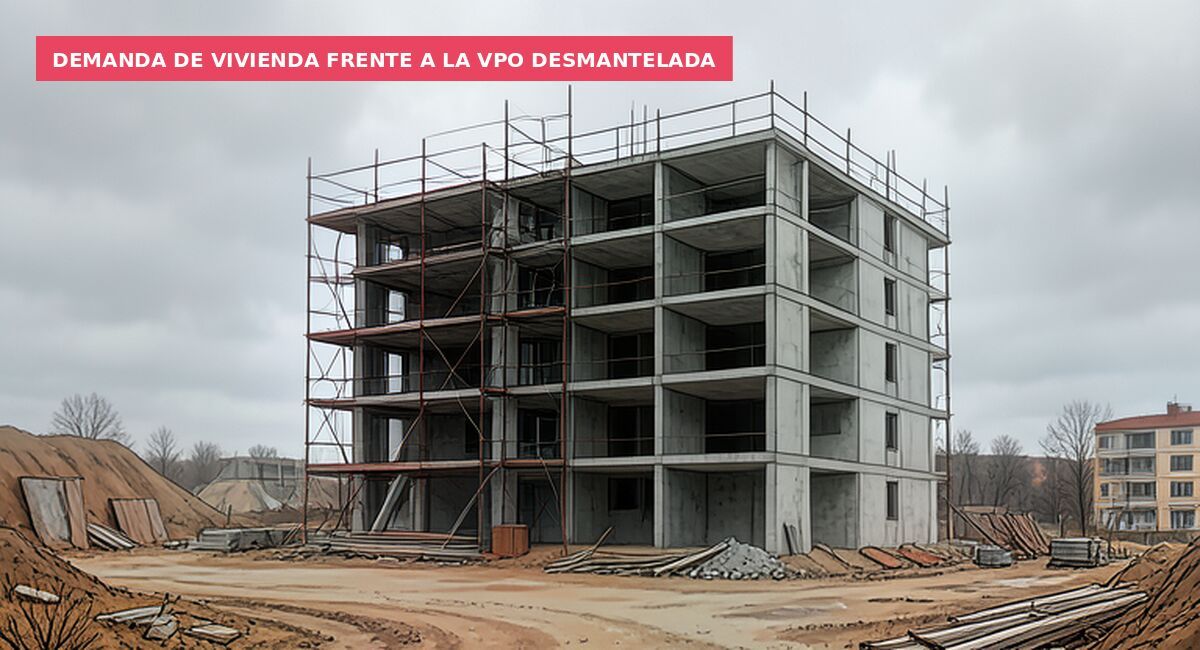 Demanda de vivienda frente a la VPO desmantelada