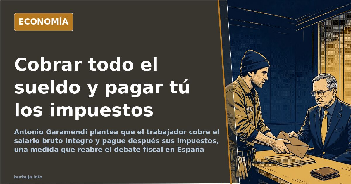 Nómina española desglosada con las retenciones de IRPF y las cotizaciones a la Seguridad Social marcadas en rojo