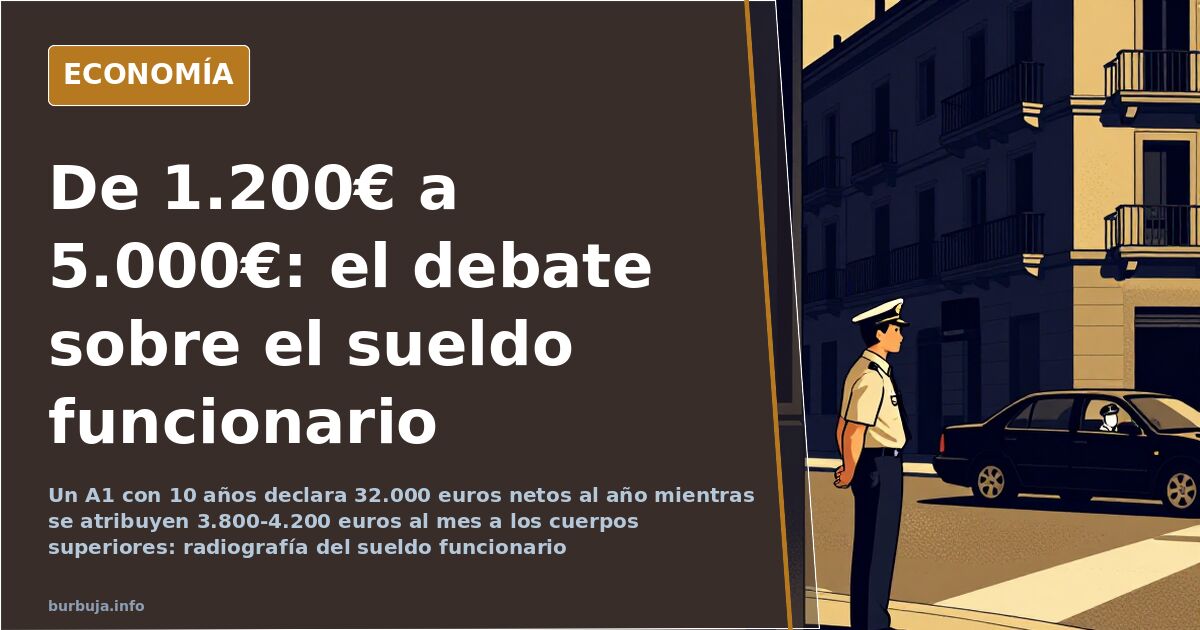 Nóminas y una calculadora sobre una mesa, con las que se ilustra la comparación de sueldos públicos