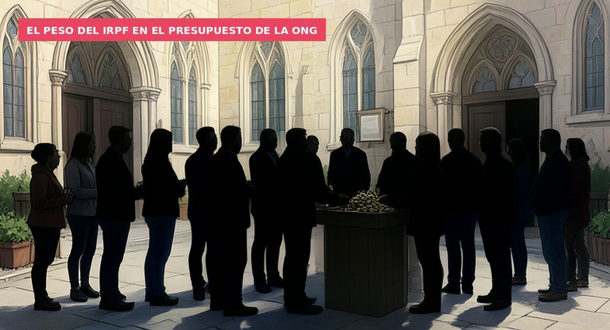 El peso del IRPF en el presupuesto de la ONG