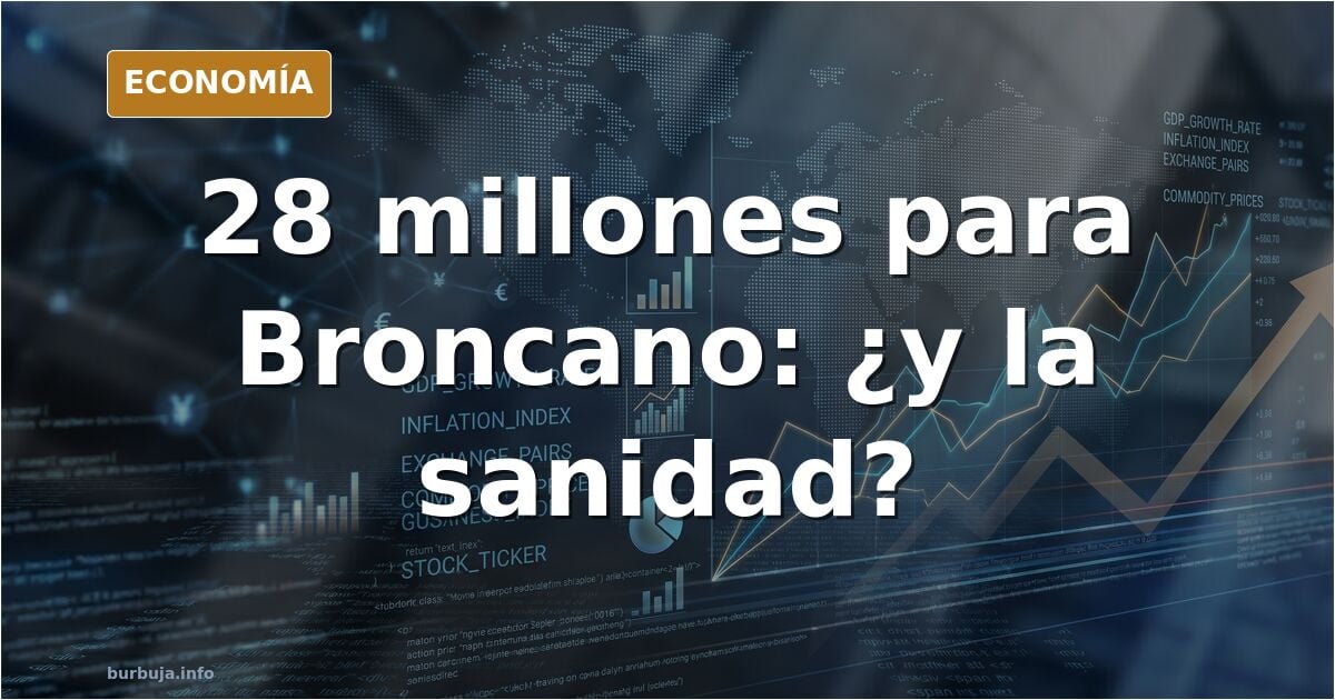 Ilustración editorial de un plató de televisión con un micrófono y una pantalla que muestra una cifra millonaria, símbolo del
