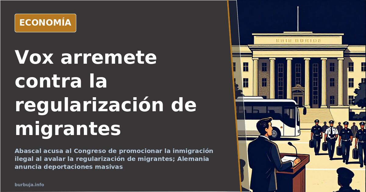 Sesión del Congreso durante el debate sobre la regularización de migrantes, con escaños y tribuna de oradores