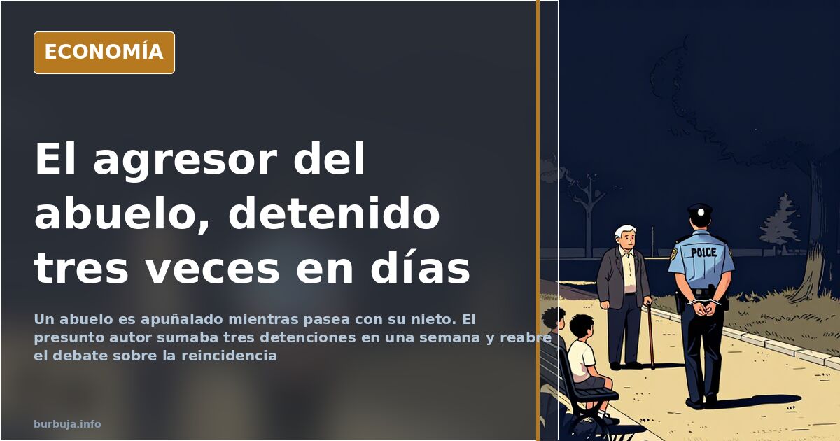 Abuelo apuñalado con su nieto en brazos: detenido tres veces en días