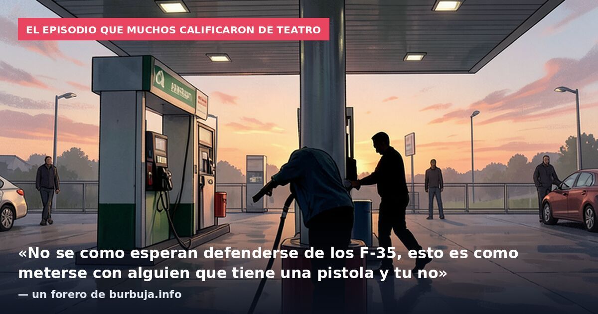 El episodio que muchos calificaron de teatro: «No se como esperan defenderse de los F-35, esto es como meterse con alguien que tiene una pistola y tu no» — un forero de burbuja.info