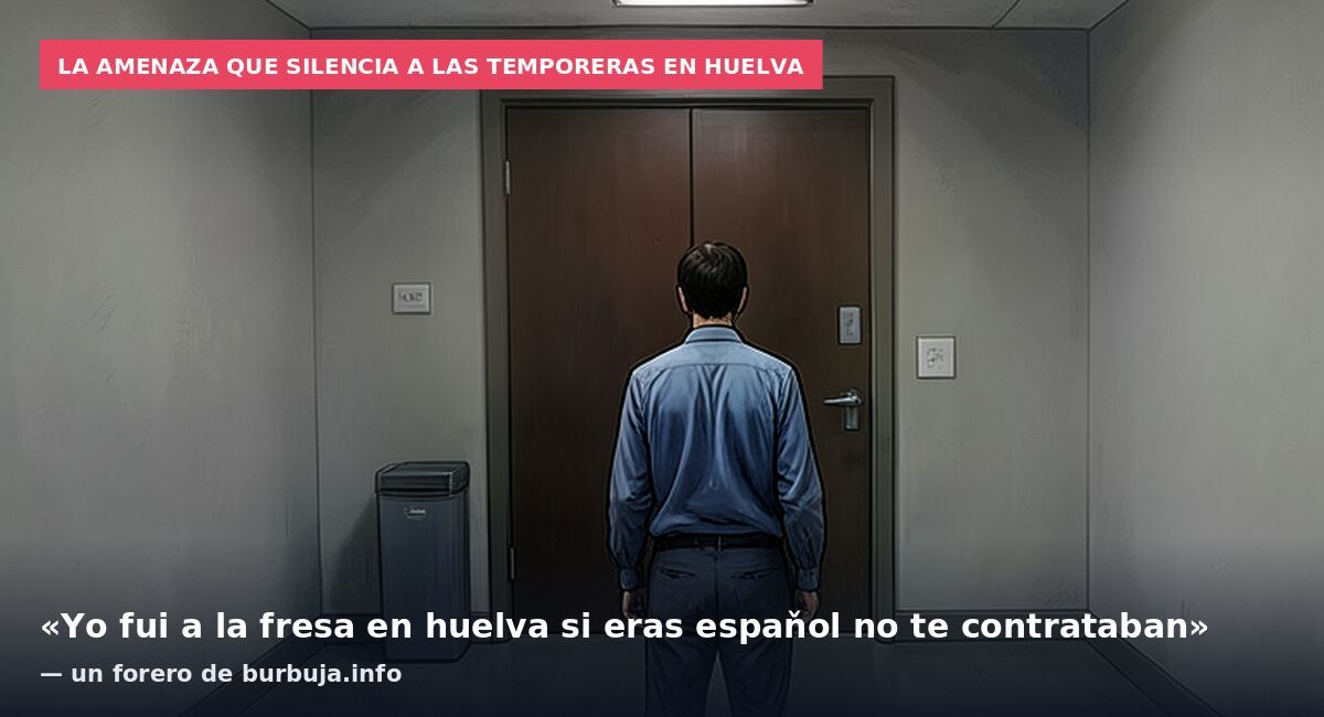 La amenaza que silencia a las temporeras en Huelva: «Yo fui a la fresa en huelva si eras espaňol no te contrataban» — un forero de burbuja.info