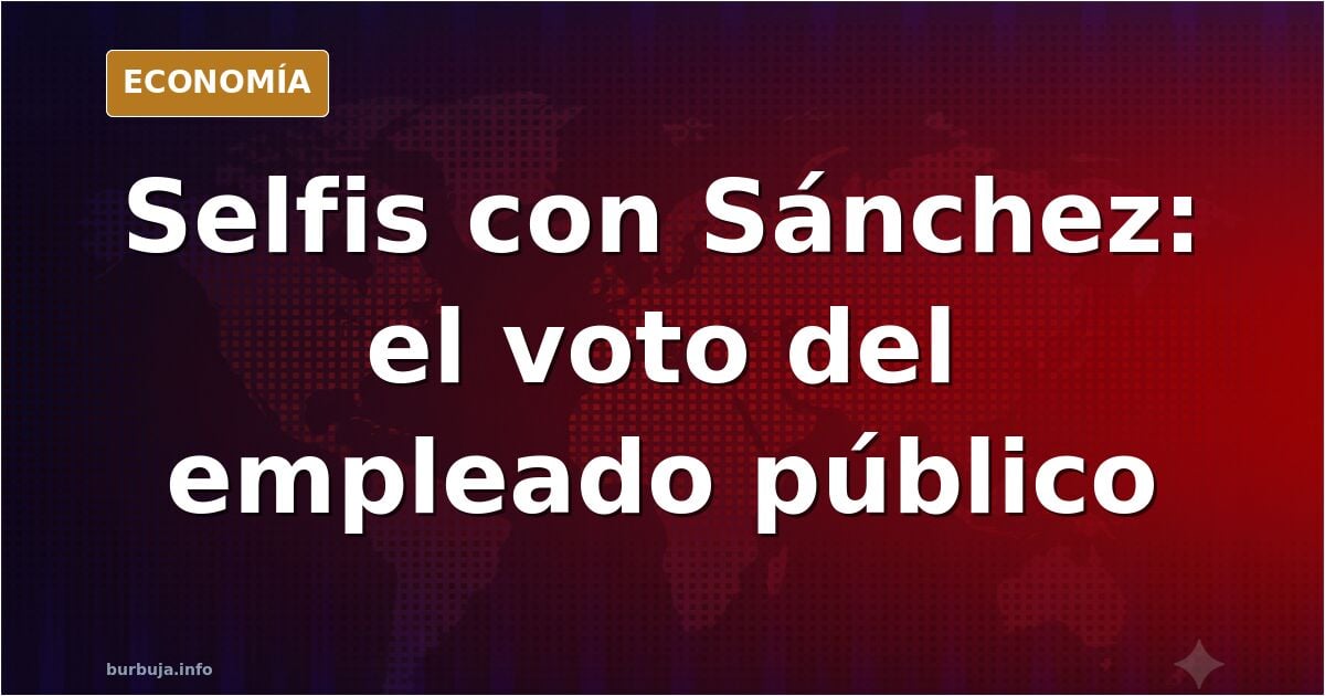 Selfis con Sánchez en el HUCA y el peso del voto funcionario