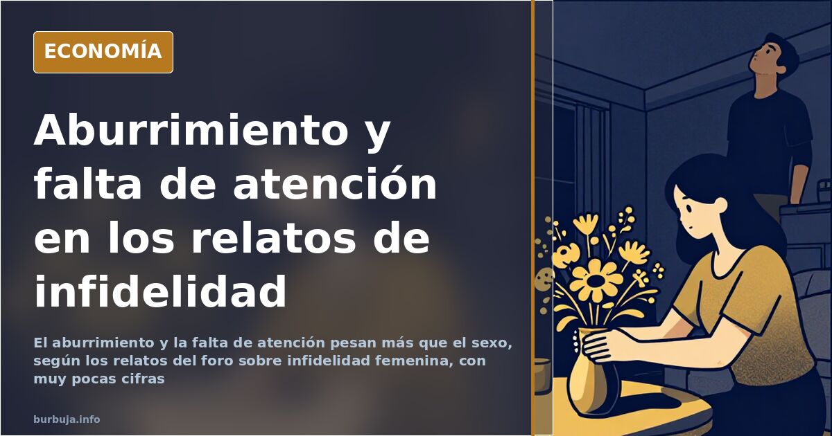 Representación de la infidelidad femenina y la rutina del matrimonio