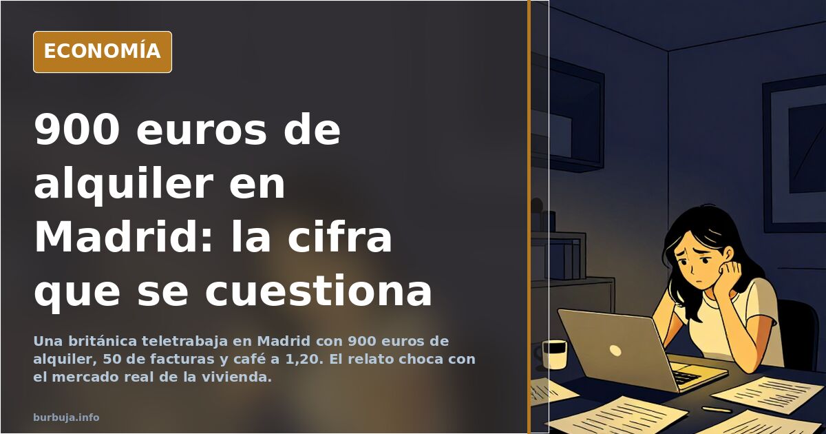 Fachada de un edificio de viviendas en Madrid con balcones y toldos, imagen relacionada con el precio del alquiler de dos hab