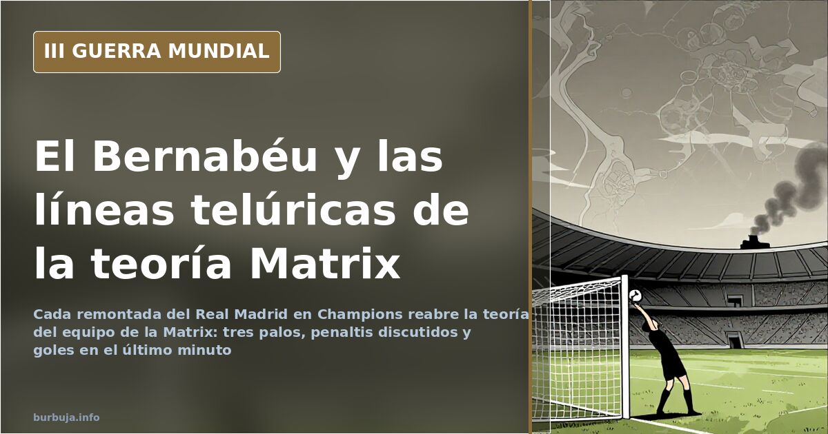 Real Madrid: The 'Matrix' Theory and Its Champions League Miracles
