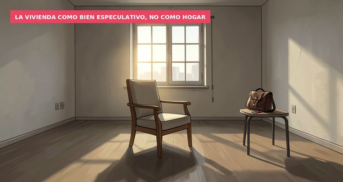 La vivienda como bien especulativo, no como hogar