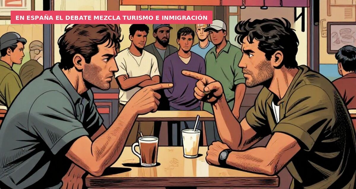 En España el debate mezcla turismo e inmigración