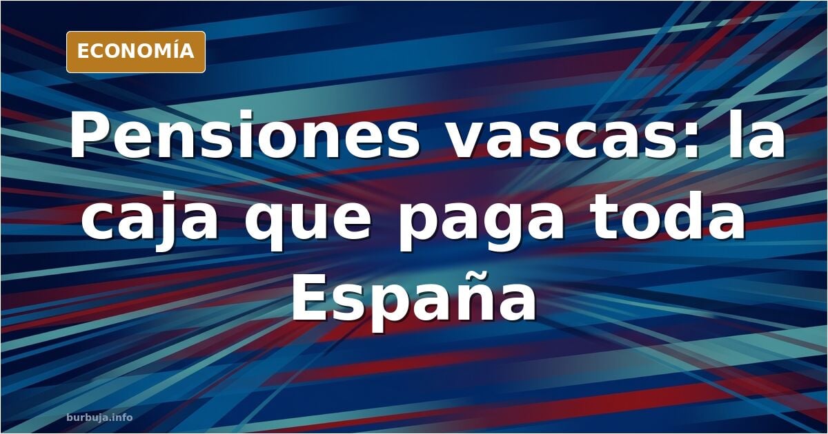 Ilustración editorial de un edificio institucional vasco con una caja fuerte abierta y monedas cayendo hacia el resto de Espa