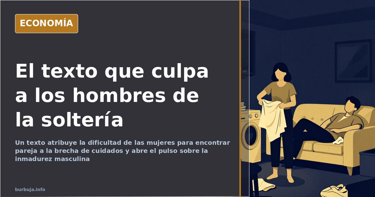 Ilustración editorial de una lista de requisitos de pareja junto a una mesa vacía, símbolo de la dificultad de encontrar pare
