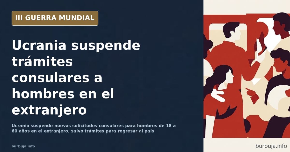 Mapa de Ucrania con siluetas de equipo militar y humo lejano en el horizonte, ilustración documental desaturada