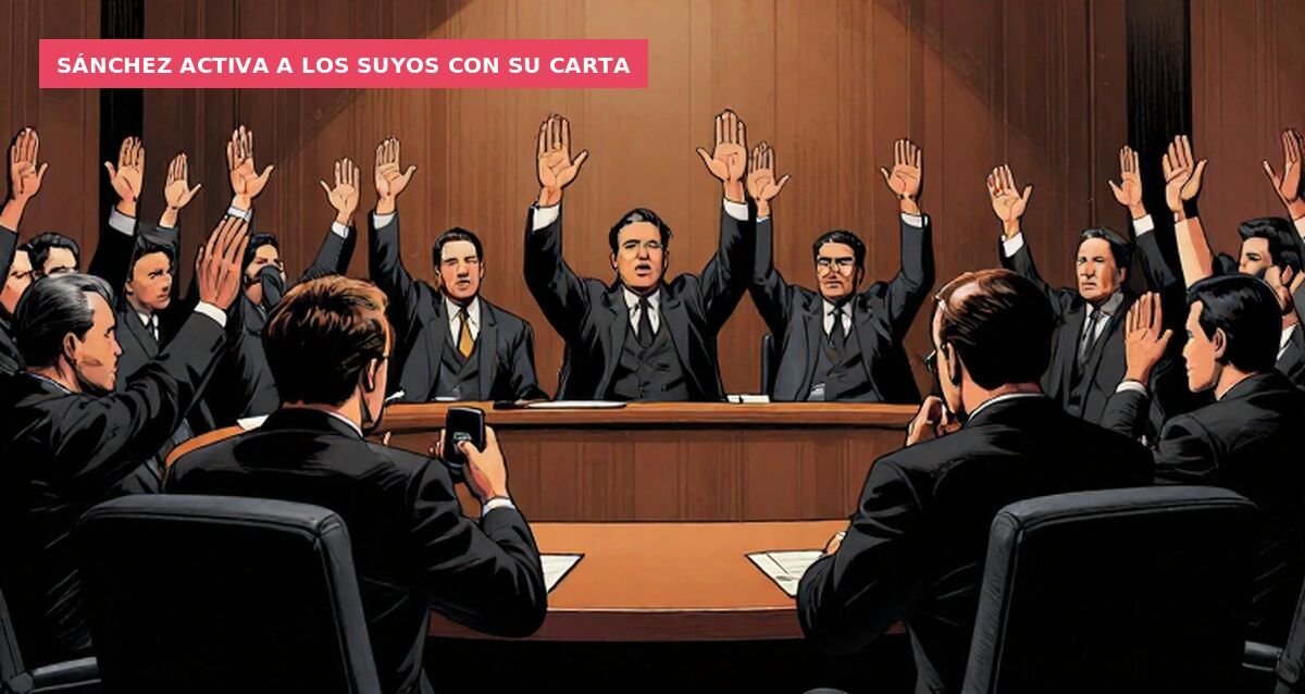 Sánchez activa a los suyos con su carta