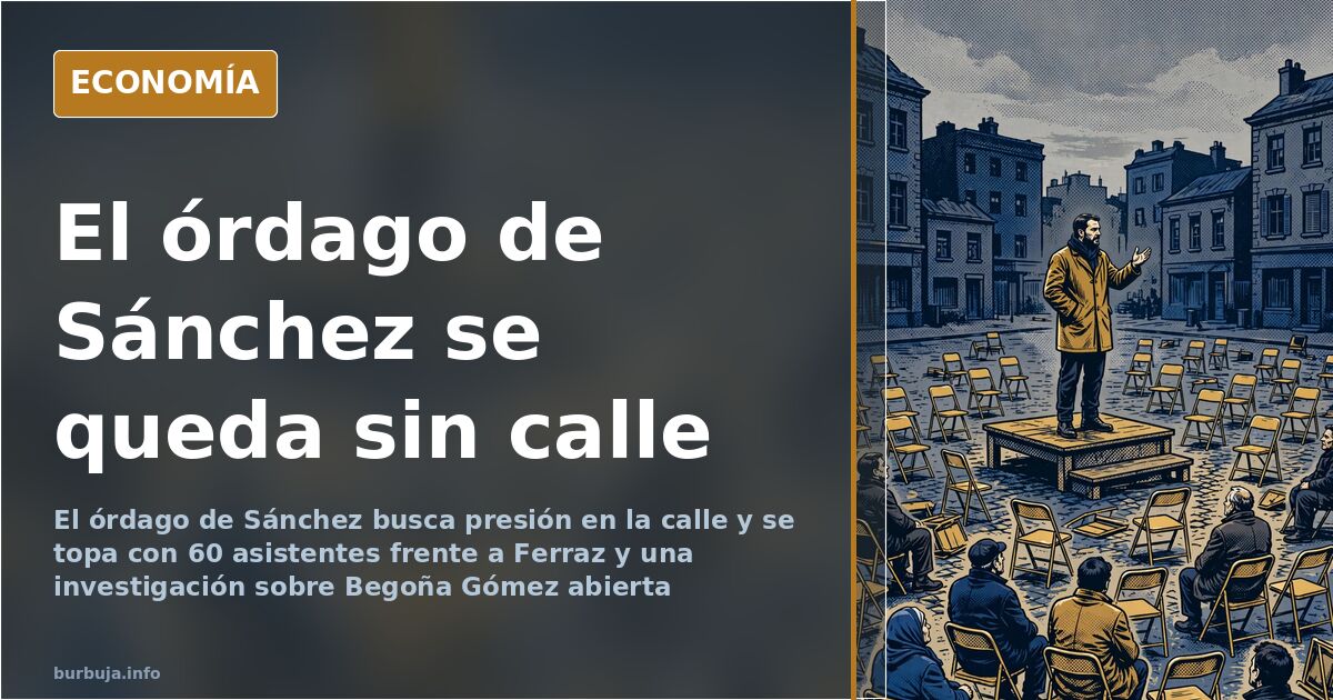 El órdago de Sánchez no cuaja: calle fría y lunes decisivo