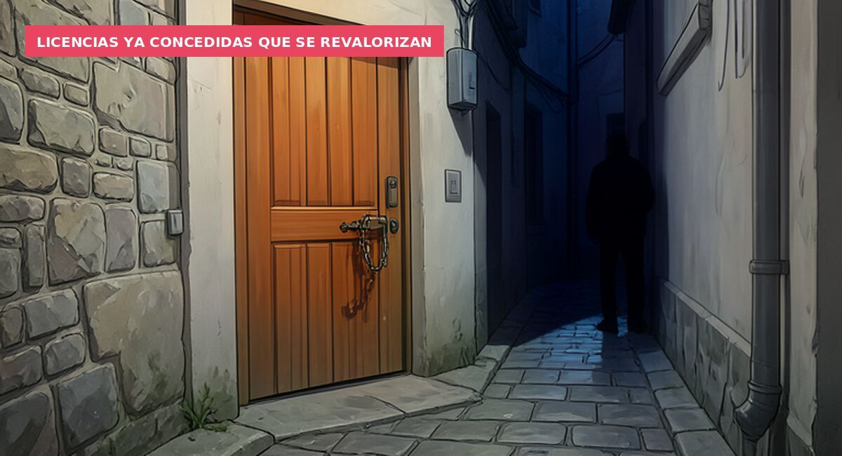 Licencias ya concedidas que se revalorizan