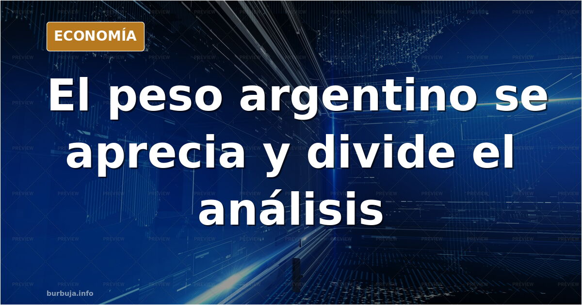 Gráfico de la evolución del peso argentino frente al dólar con billetes de pesos y dólares en un escritorio