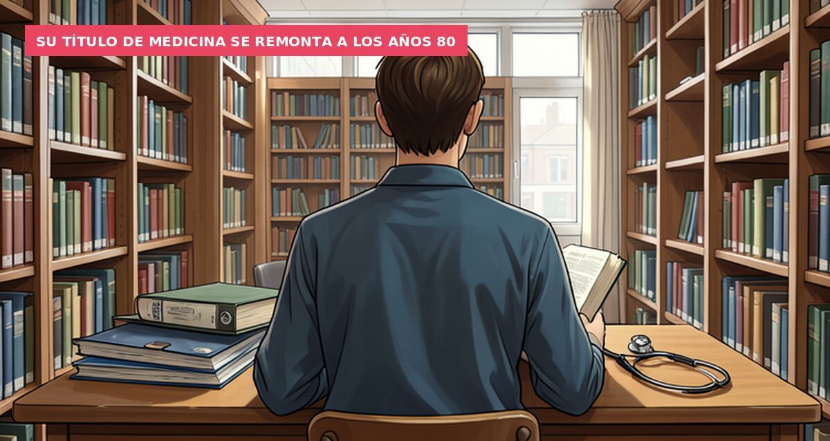 Su título de Medicina se remonta a los años 80