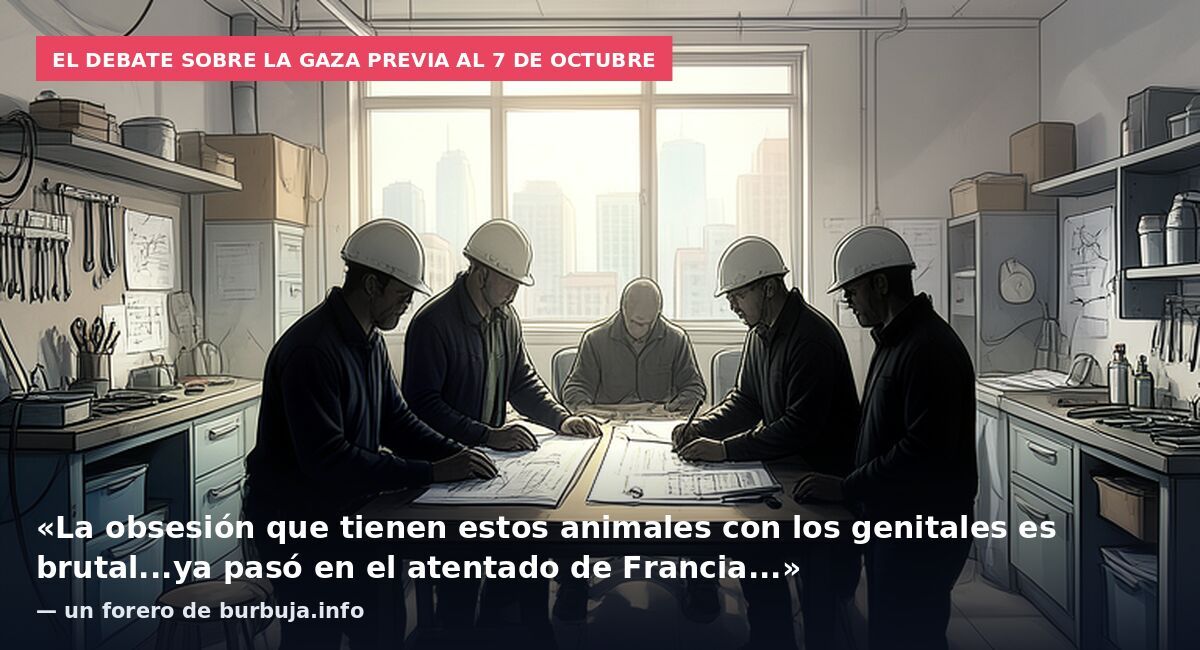 El debate sobre la Gaza previa al 7 de octubre: «La obsesión que tienen estos animales con los genitales es brutal...ya pasó en el atentado de Francia...» — un forero de burbuja.info