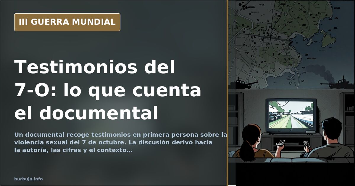 El documental que recoge los testimonios del 7-O