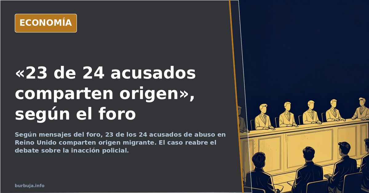«23 de 24 acusados de abuso comparten origen», según foro