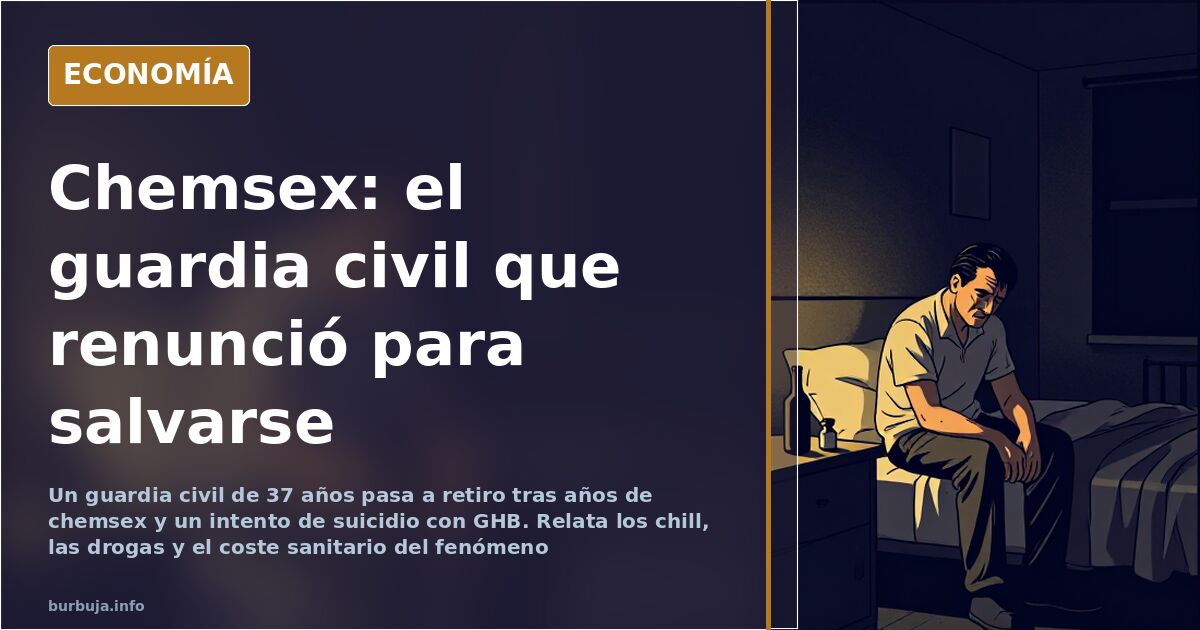 Ilustración editorial de una puerta de hospital de noche con una silueta humana y luz dorada, símbolo del retiro de un guardi