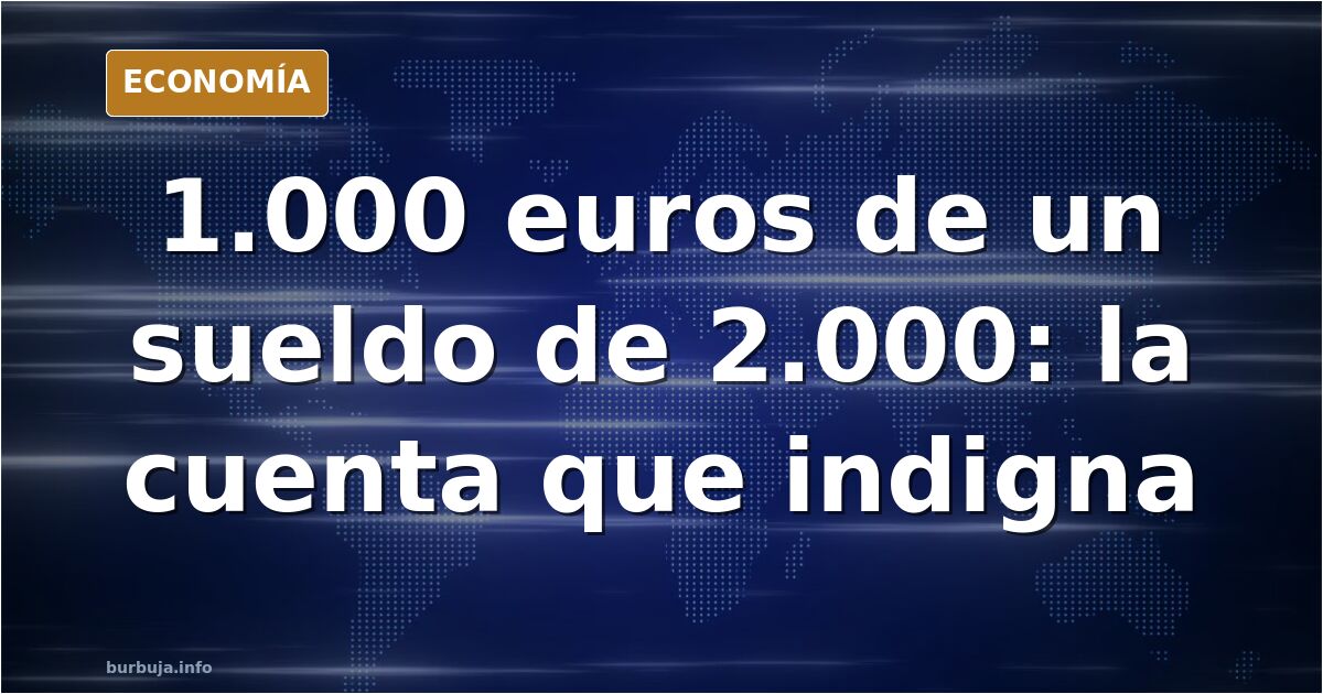Ilustración editorial de una nómina española con la mitad del salario marcada como retención de impuestos y cotizaciones