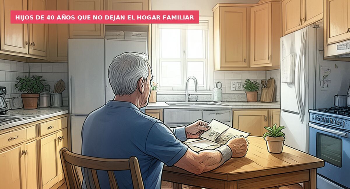 Hijos de 40 años que no dejan el hogar familiar