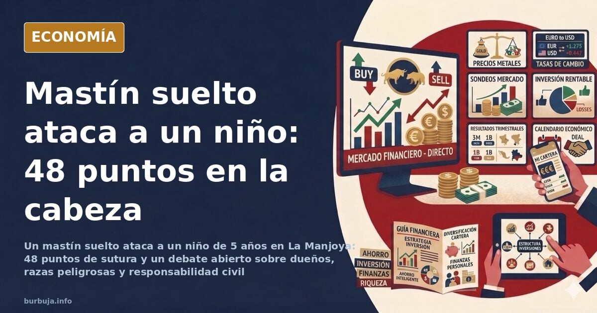 Un mastín ataca a un niño de 5 años en La Manjoya